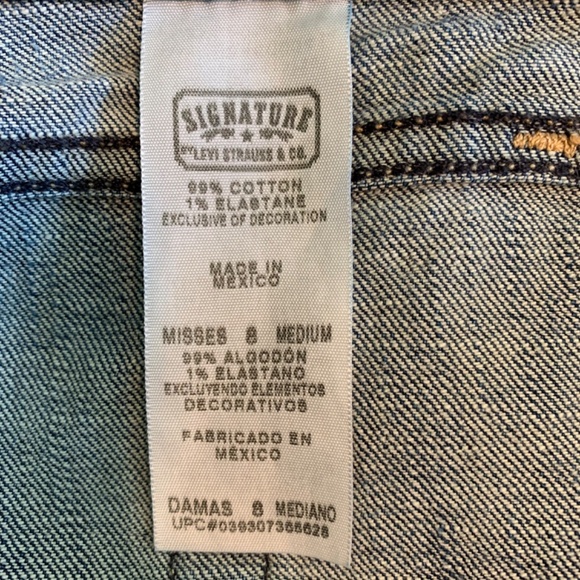 Levi's Signature Low-Rise Bootcut Jeans size 8 Medium - Picture 3 of 8